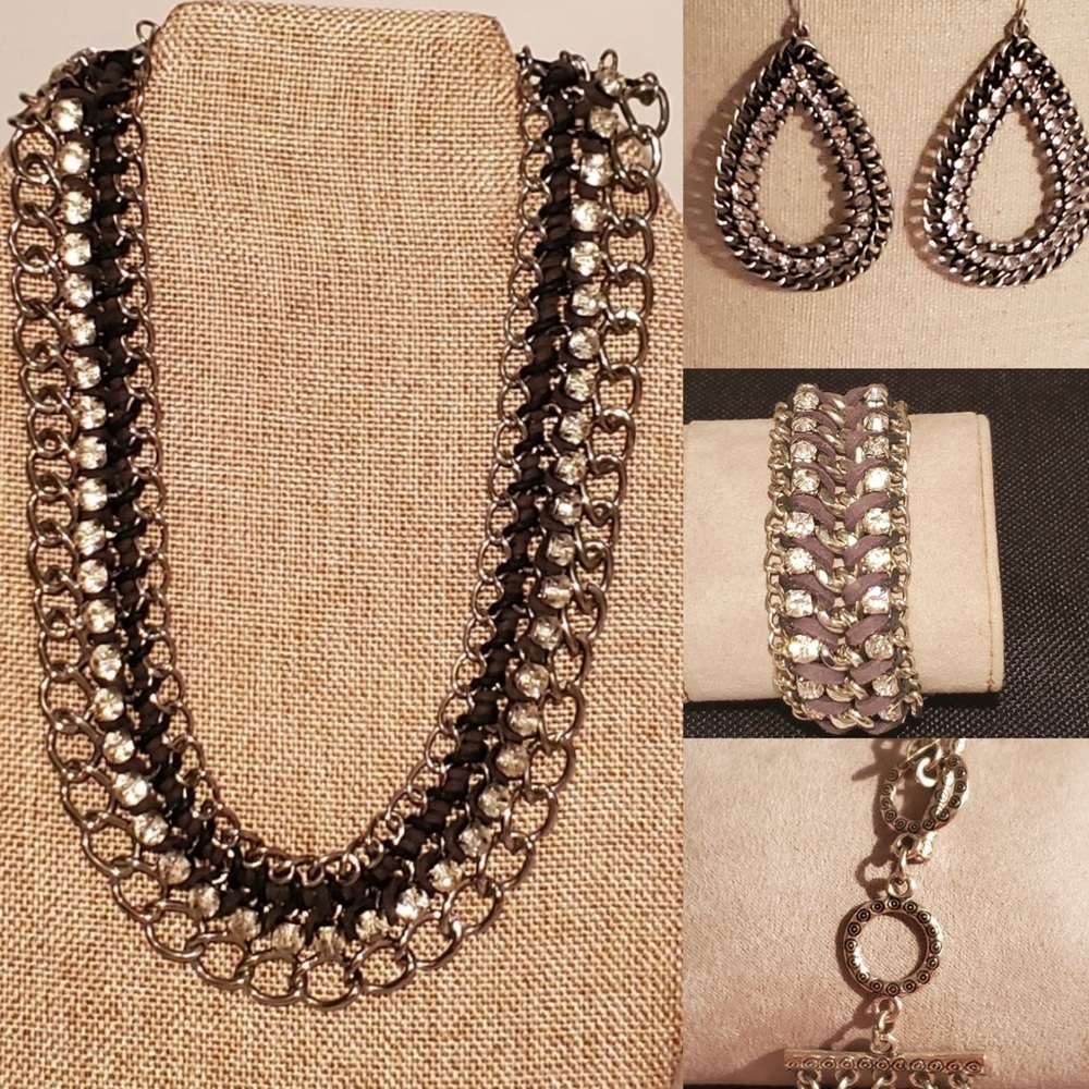 Chic bling jewelry set 💎